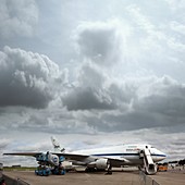 SOFIA airborne observatory aircraft