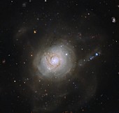 NGC 7252 galaxy, Hubble Space Telescope image