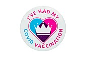 Covid vaccination sticker