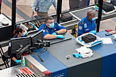 Security screening at an airport