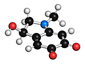Adrenochrome molecule, illustration