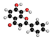 7, 8-DHF molecule, illustration