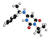 Mavacamten drug molecule, illustration