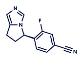 Osilodrostat Cushing's syndrome drug molecule, illustration