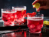 Cranberry Crush Cocktails