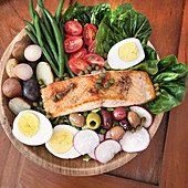 Salmon with Nicoise Salad