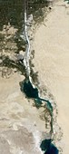 New Suez Canal, satellite image