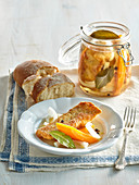 Baked pickled fish