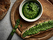 Wild garlic pesto