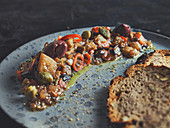 Caponata with bread (Sicily)