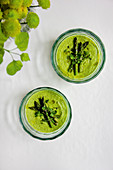 Green asparagus gazpacho