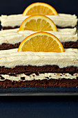 Orange slices with Grand Marnier cream