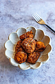 Traditional South African Pumpkin Fritters with Cinnamon Sugar