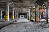 Abandoned auto plant, Michigan, USA