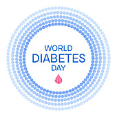 World diabetes day, illustration