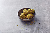 Vegan pistachio energy balls