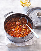 Red lentils soup