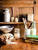 Rustic kitchen scene