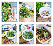 How to make chimichurri and marinated beef fillet