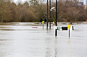 Flooded car park