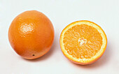 Halved orange