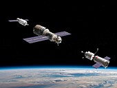 Tiangong 3 space station, illustration