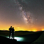Milky Way and light pollution