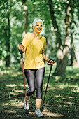 Senior woman walking