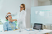 Biofeedback electroencephalograph training