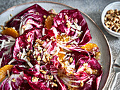 Radicchio salad with oranges and walnuts