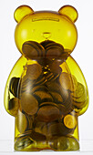 Teddy bear money box, filled