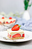 Erdbeer-Mousse-Torte (Low Carb)