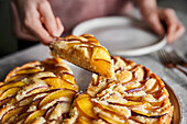 Nectarine pie
