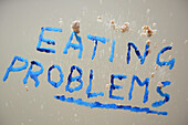 Eating problems, conceptual image