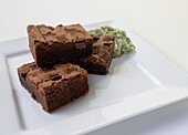 Cannabis brownies, conceptual image