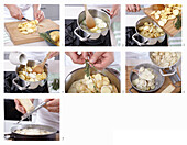 Gratinated potatoes - step by step