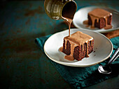 Chocolate sponge pudding