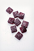 Hibiscus jelly cubes