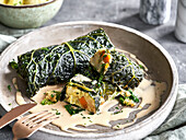 Vegetarian cabbage rolls