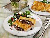 Börek with minced meat and feta