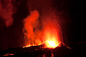 Eyjafjallajokull volcano erupting, Iceland, 2010