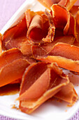 Musciame di tonno (air-dried tuna meat)
