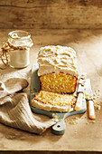 Coconut Cake with Vanilla icing