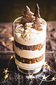Amarula-and-gingerbread trifle for Christmas