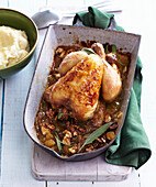 Partridge with raisins and walnuts