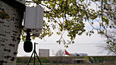 Researching noise disturbance to birds at an airport