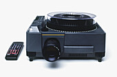 Slide projector and remote control