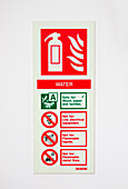 Fire safety signs