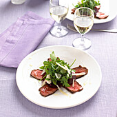 Beef and beetroot salad