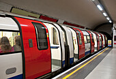 Underground train, London, UK
